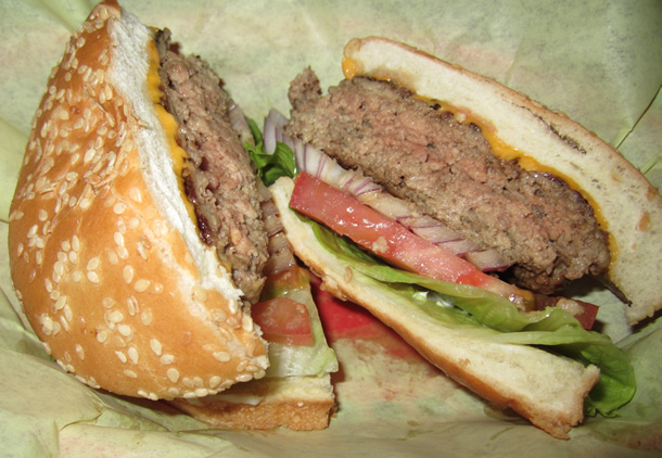 Rocky's Crown and Pub Cheeseburger Pacific Beach California