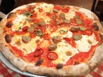 lombardis-pizza-new-york-ny-pepperoni-sausage-pizza-610x407 Lombardi's Pizza New York NY Pepperoni and Sausage Pizza