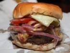 Burger Joint at Le Parker Meridien Cheeseburger