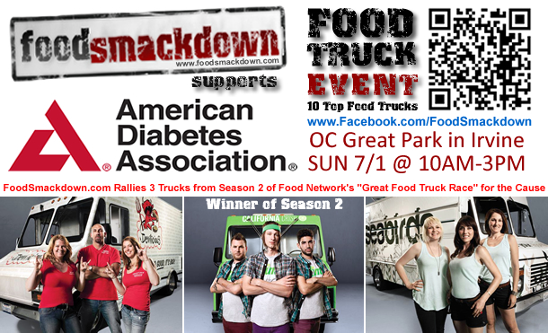 Food Smackdown Rallies Food Trucks for American Diabetes Association (ADA)