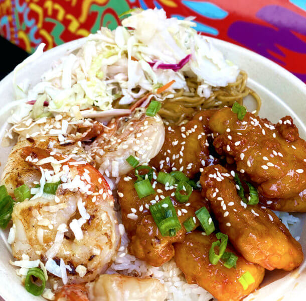 Coconut Shrimp with White Rice